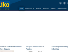 Tablet Screenshot of liko.com.br